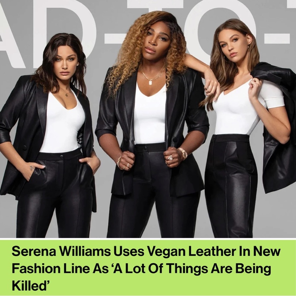 S by Serena Vegan 🌱Leather Soft Ponte Pants sz Small